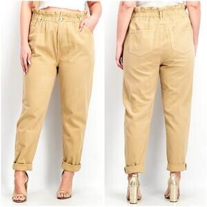 NWT Forever 21 Plus Paperbag Waist Jeans